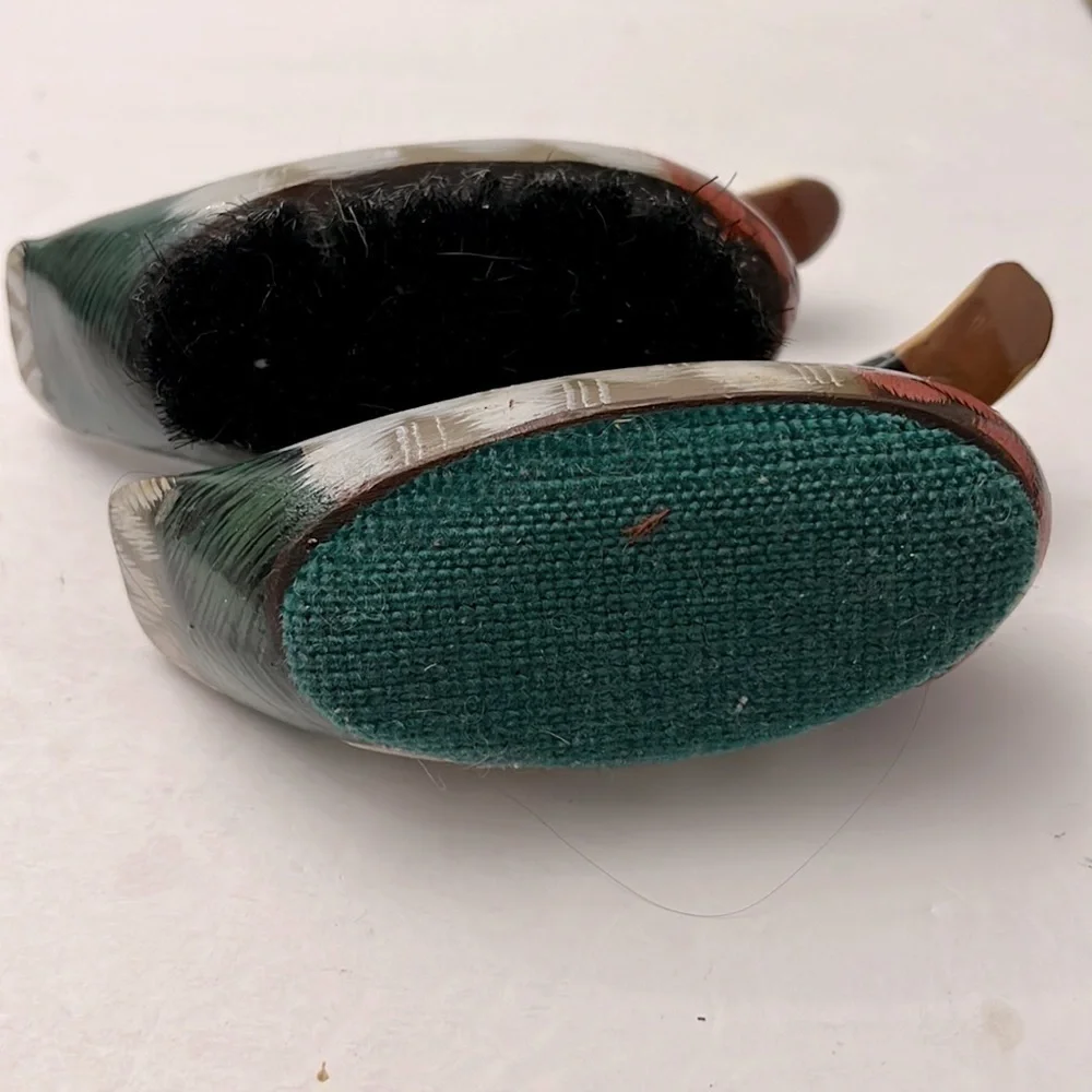 Set of Hand Painted Ducks Clothes Brush